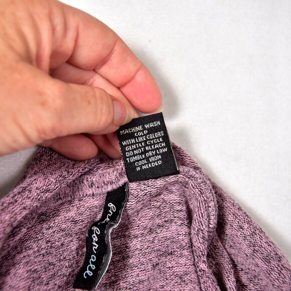 Free For All Women's Brown Pullover Hooded Shirt Size Medium - Picture 5 of 5